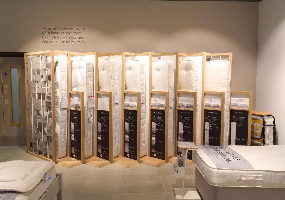 John Lewis Westfield - retail displays manufactured by Aspen Concepts Ltd