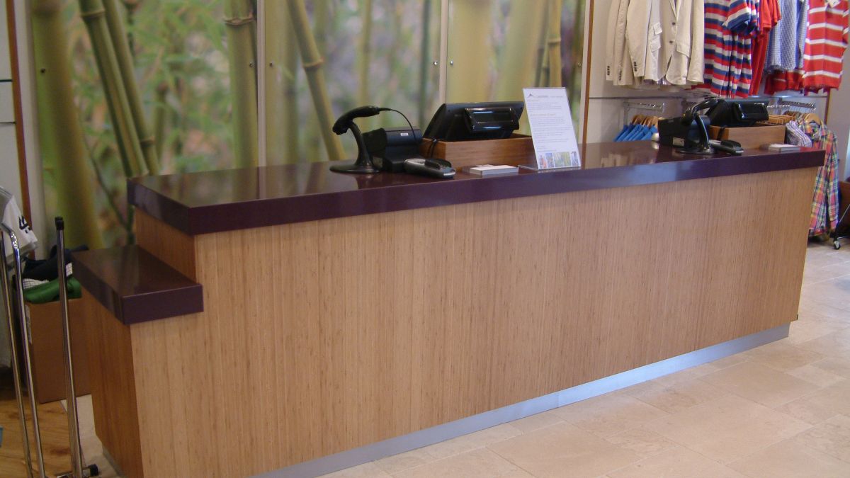 retail shop cash desk made by Aspen Concepts