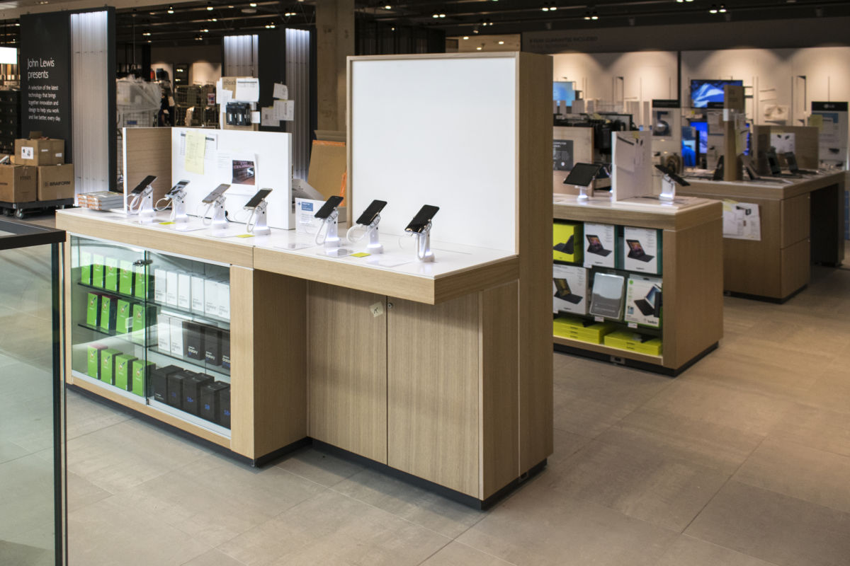 tech display tables