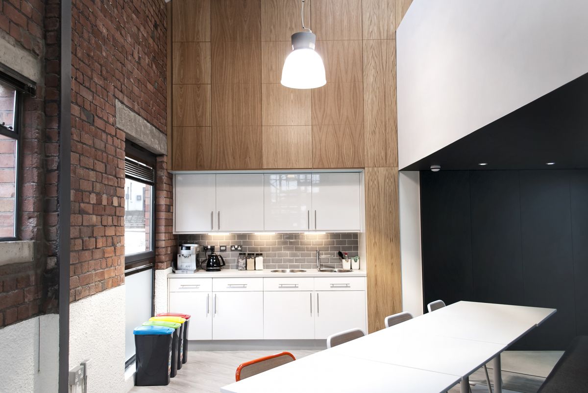 corporate kitchen area