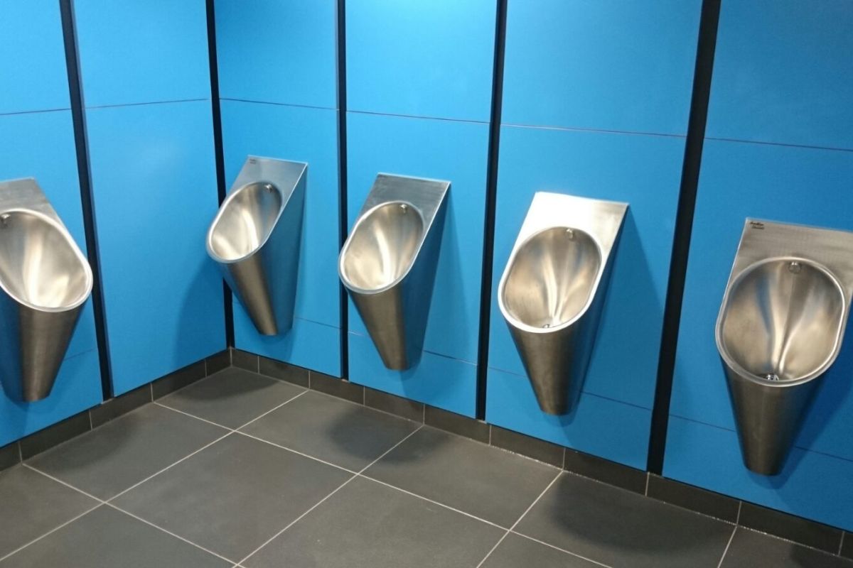 urinal splash backs