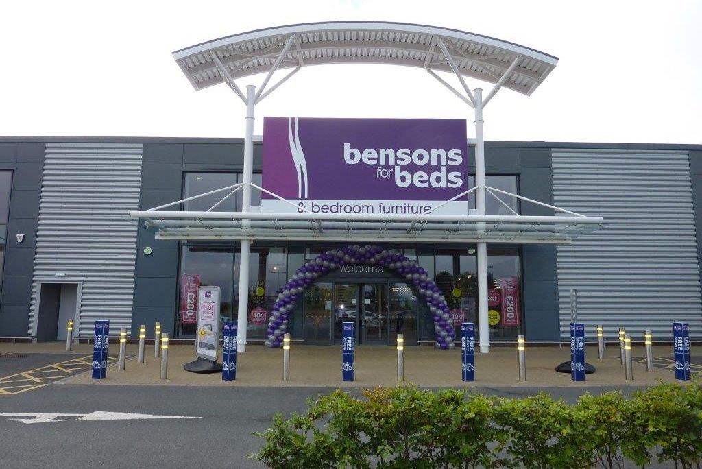 Bensons for beds Edinburgh store fit-out by Aspen Concepts June 2018