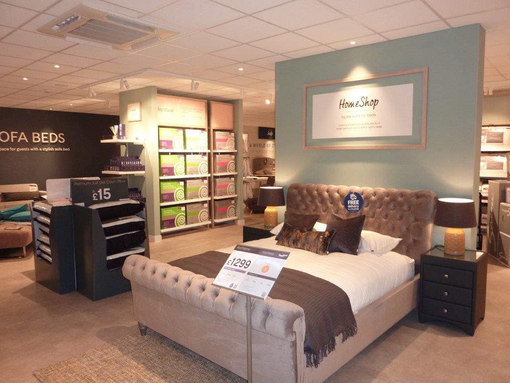 Bensons for beds Edinburgh store fit-out by Aspen Concepts June 2018