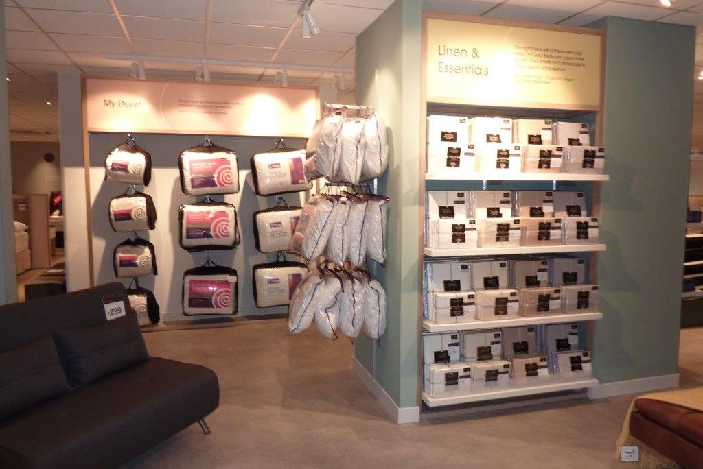Bensons for beds Edinburgh store fit-out by Aspen Concepts June 2018