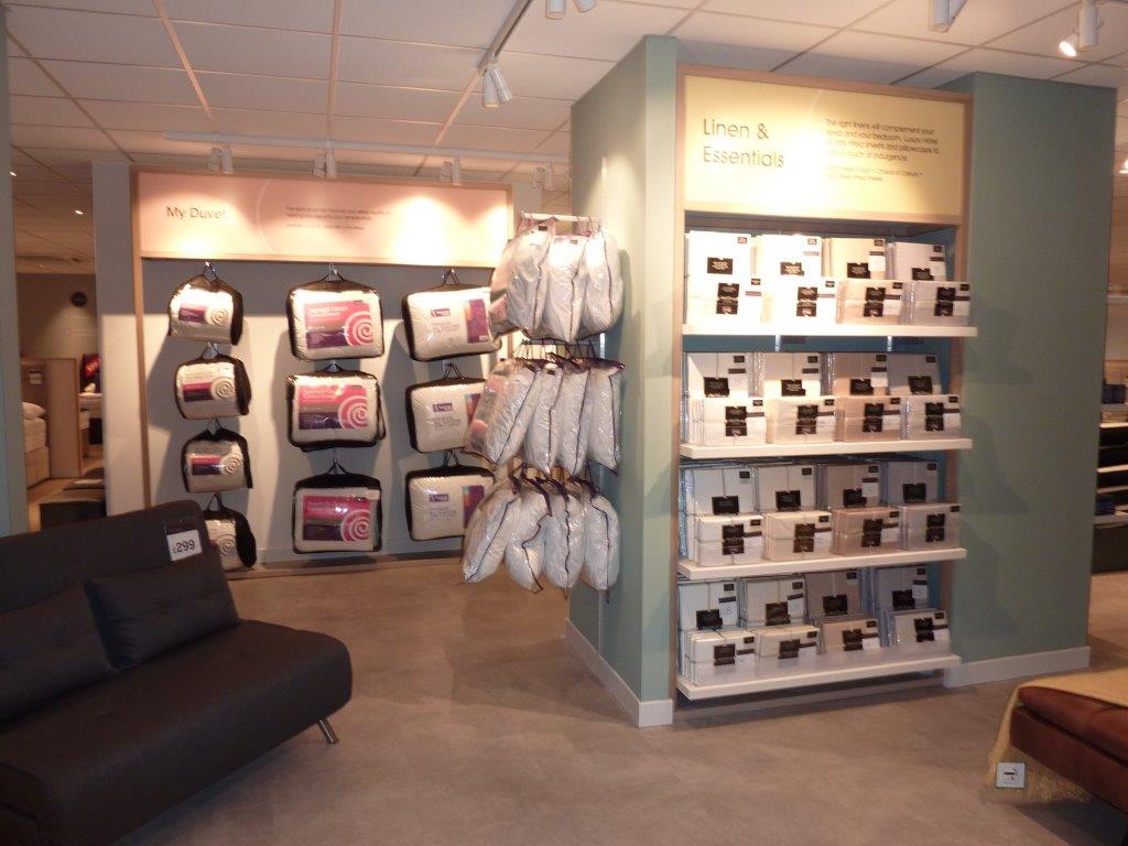 Bensons for beds Edinburgh store fit-out by Aspen Concepts June 2018