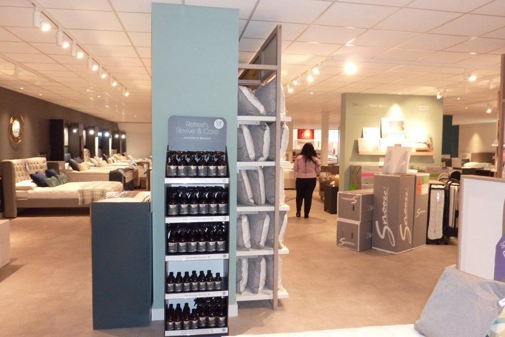 Bensons for beds Edinburgh store fit-out by Aspen Concepts June 2018