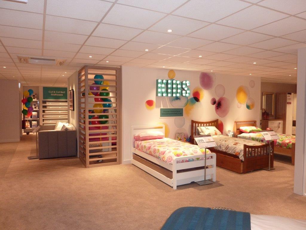 Bensons for beds Edinburgh store fit-out by Aspen Concepts June 2018