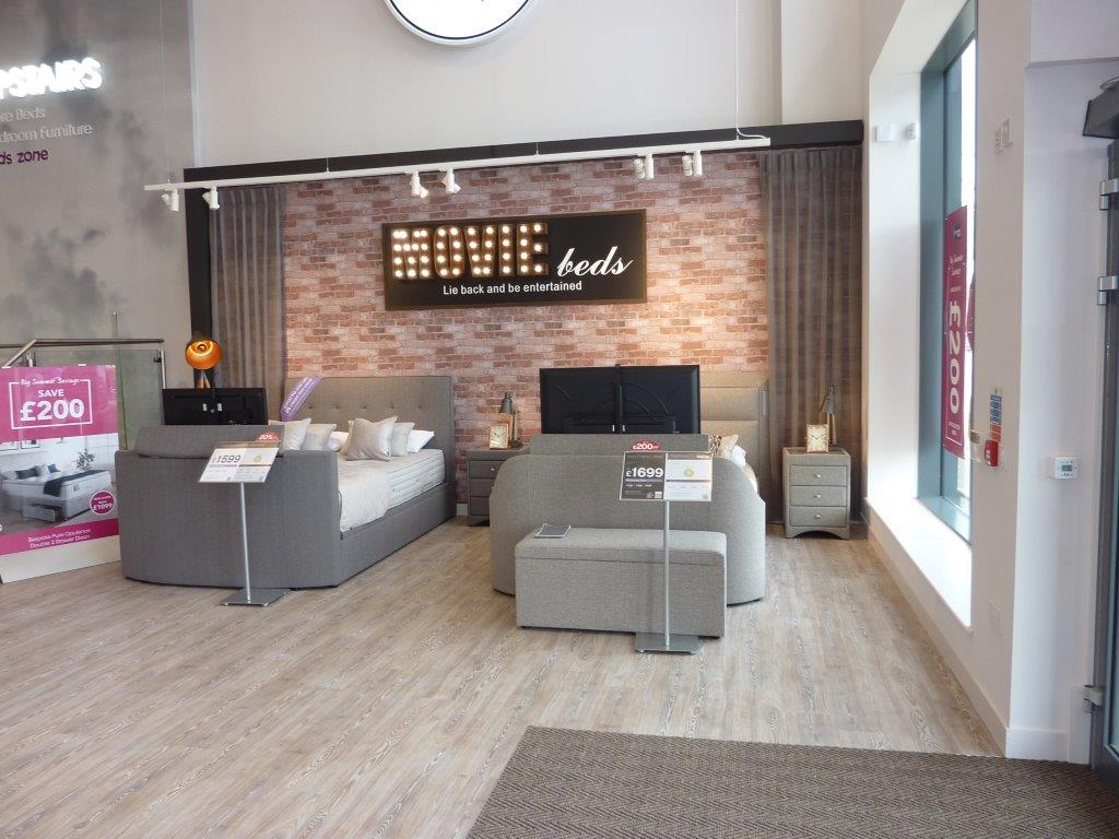 Bensons for beds Edinburgh store fit-out by Aspen Concepts June 2018