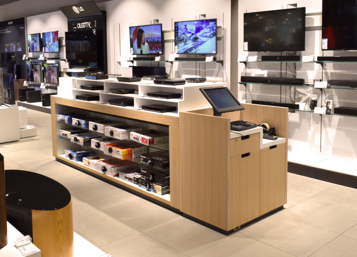 Till point John Lewis Westfiled consumer electronics deaprtment