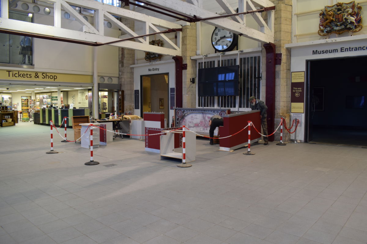 Steam Museum Swindon counter installation