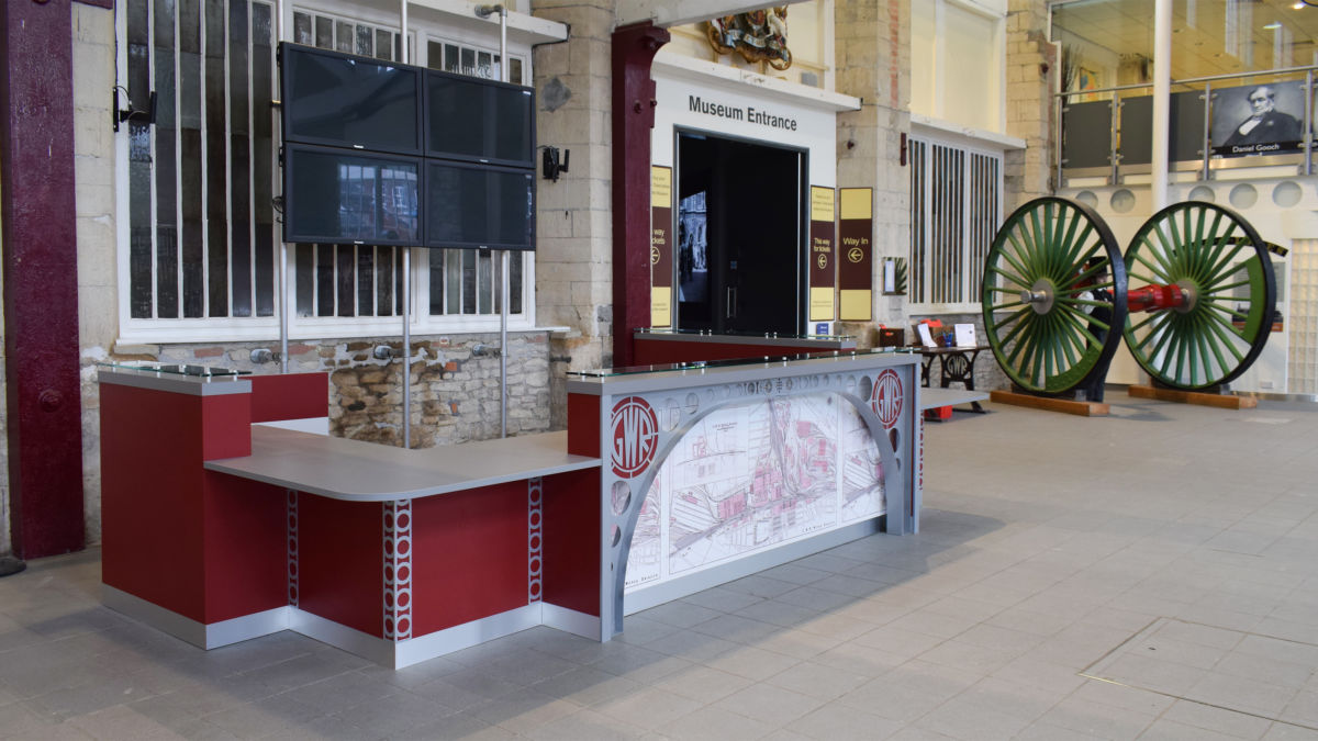 Steam Museum Swindon main reception counter