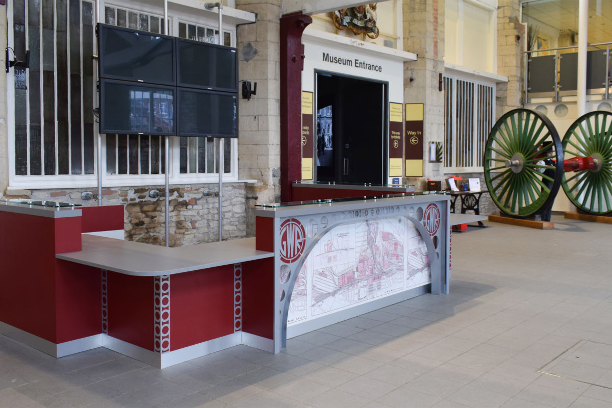 Steam Museum Swindon main reception counter