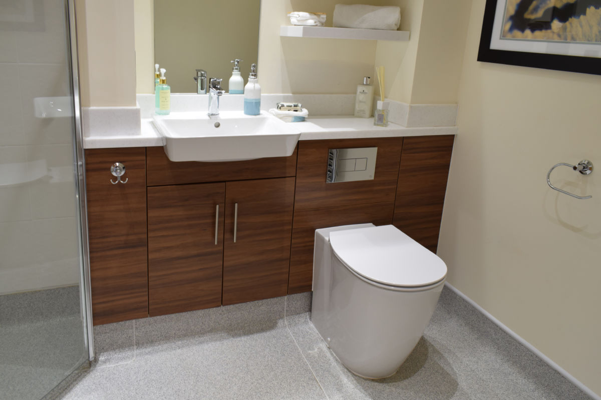 Bathroom vanity unit wood