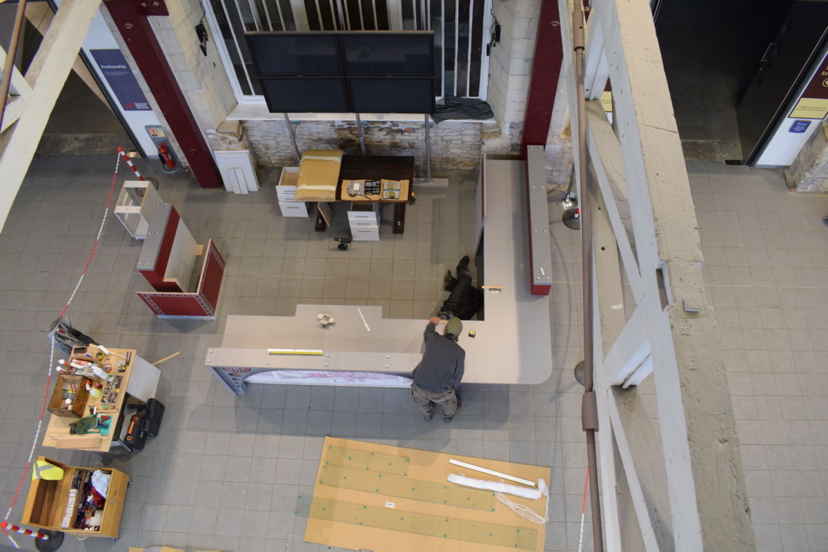 Steam Museum Swindon counter from above