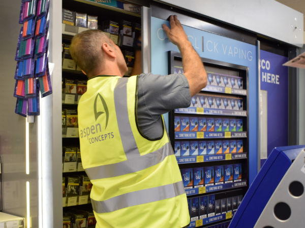 Product roll out merchandising service