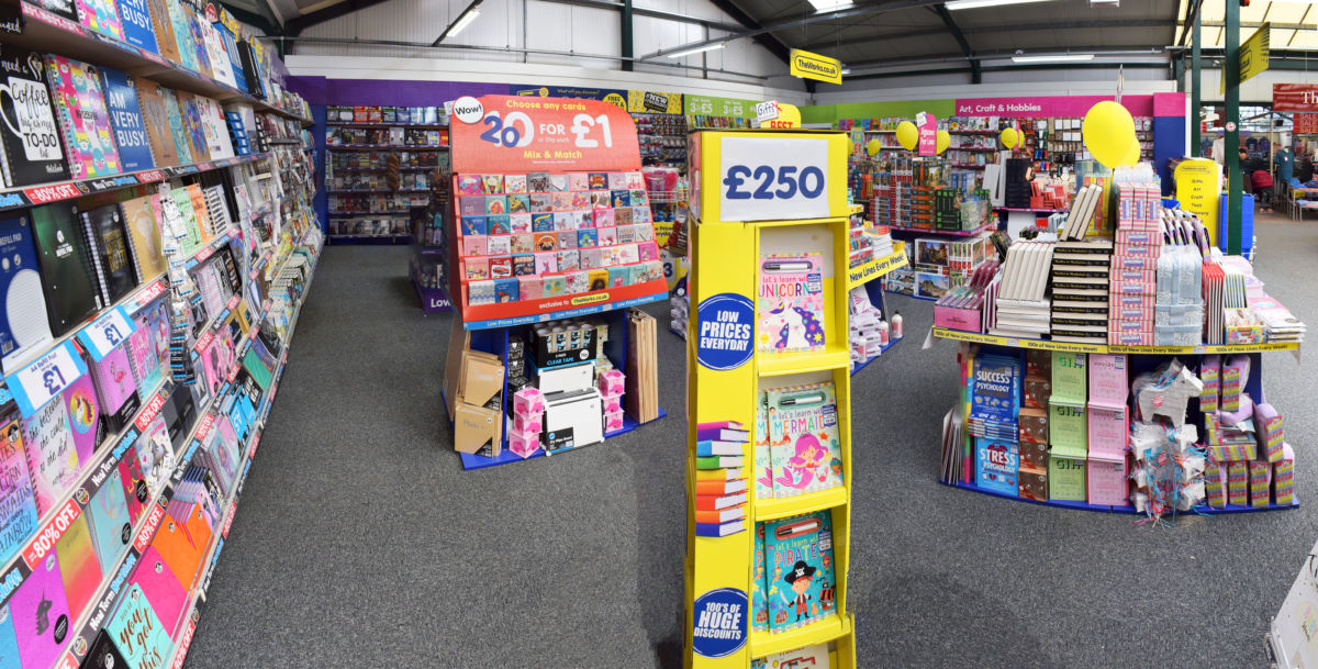 TheWorks Pan completed Swindon Store