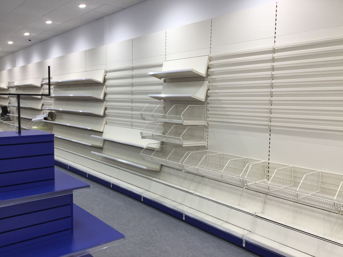 The Works display wall